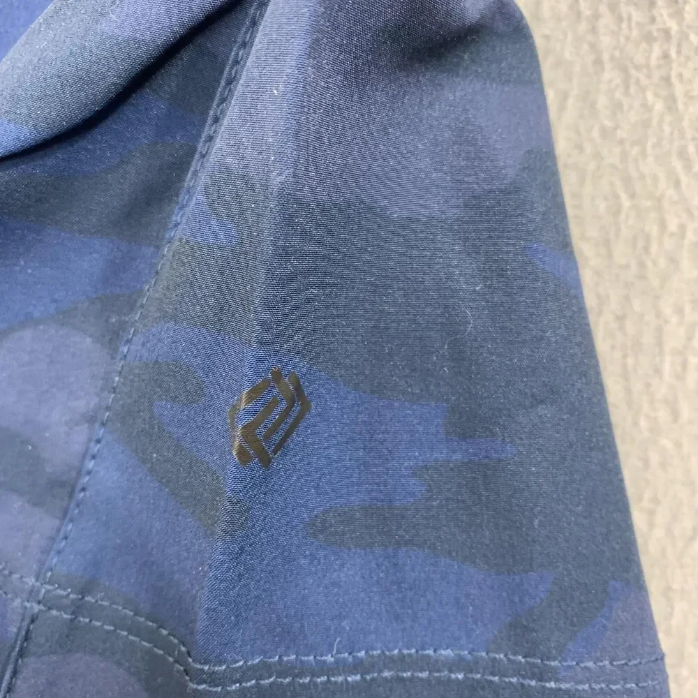 LINC Freedom Shorts Mens Large Camo Navy 5.5